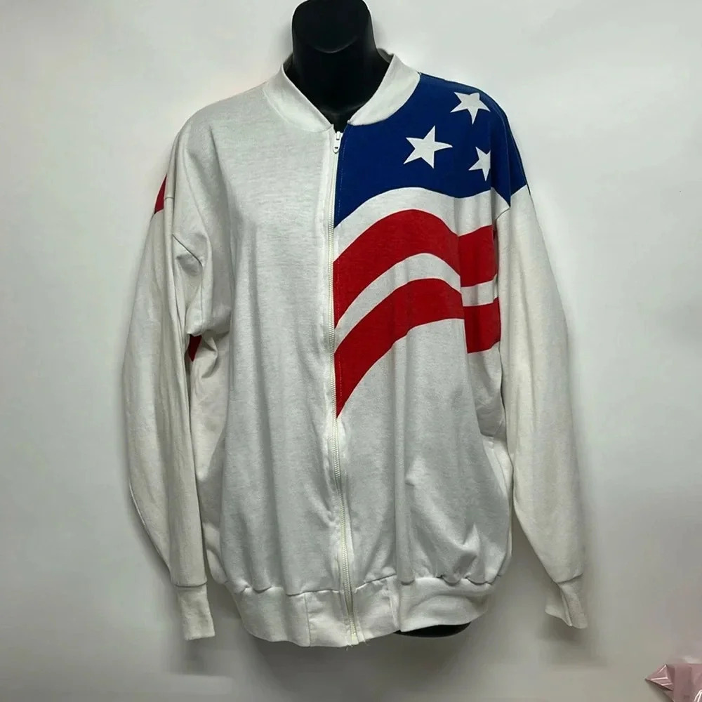 1980s 1990s USA zip up jacket size extra large